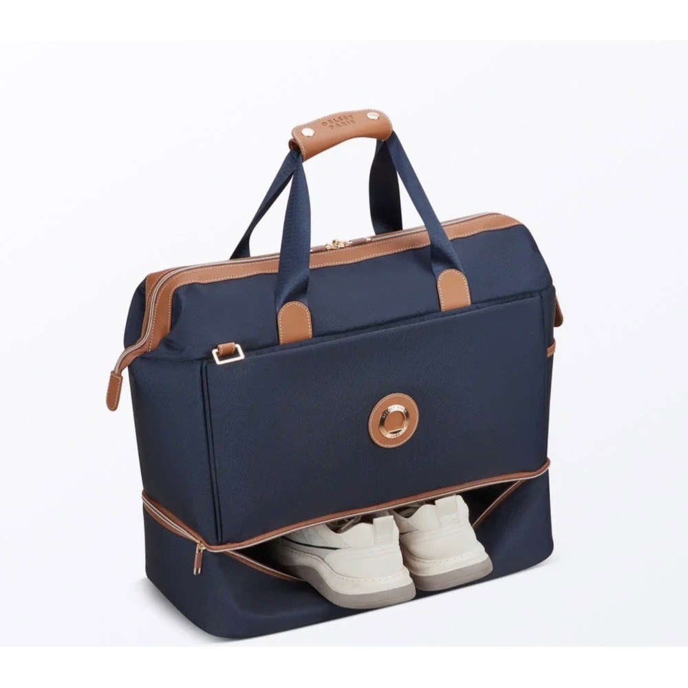 Delsey Paris 1946 Weekend Bag Carry-On Size Limited Edition Navy Blue NWT